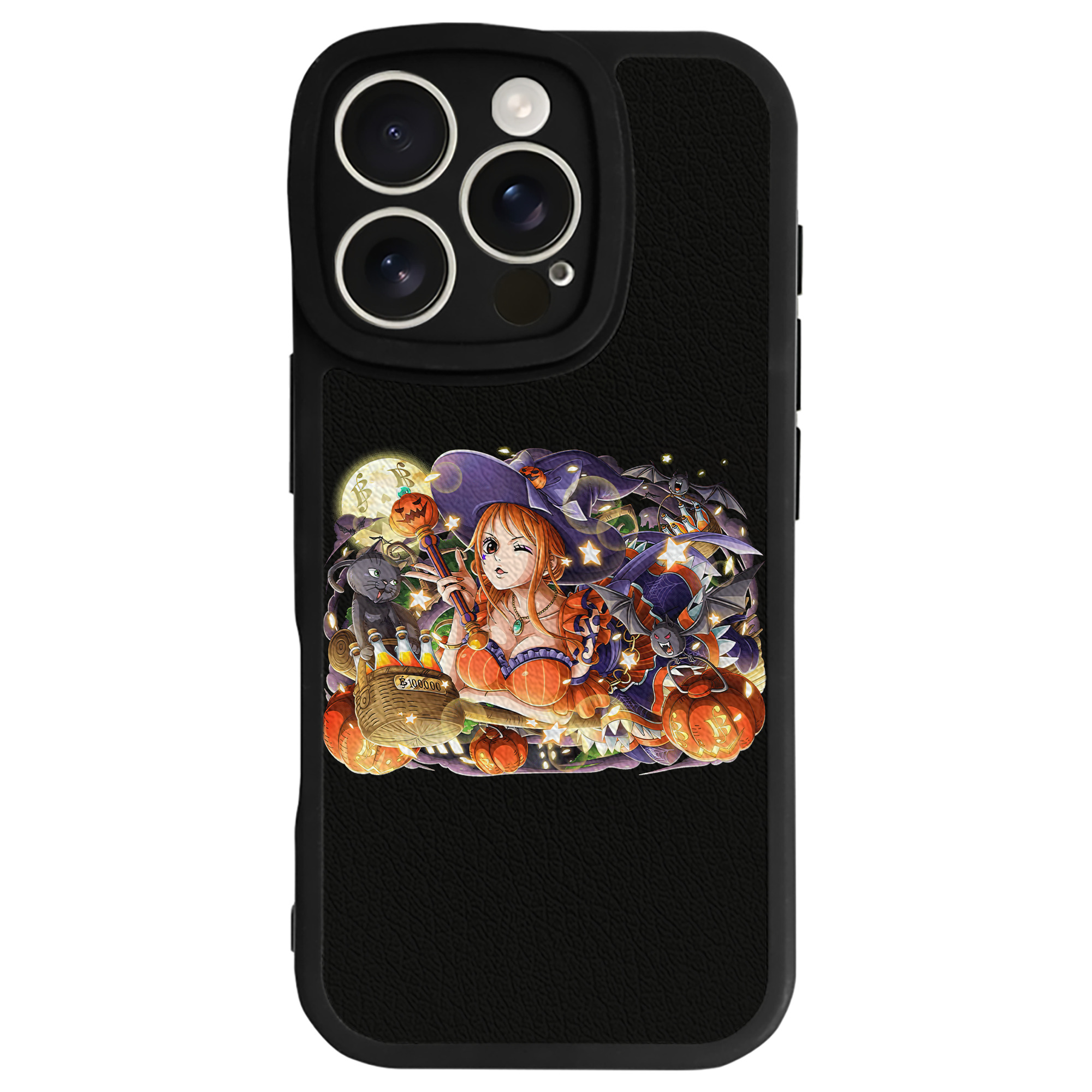 ワンピース ナミ ONE PIECE Nami 【iPhone 16シリーズ対応】シリコンスマホケース（レザー調） 材質：シリコン